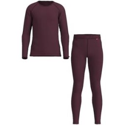 Löffler Conjunto de ropa interior para niños TRANSTEX® WARM rojo oscuro 140
