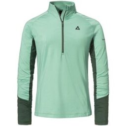 Schöffel Camiseta interior con cremallera para mujer Style Safoon verde 44