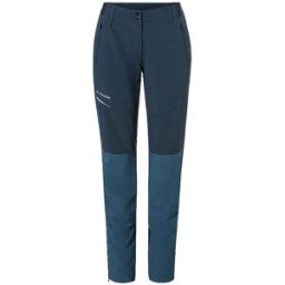Vaude Pantalones de senderismo Elope para mujer azul oscuro 42