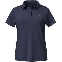 Schöffel Camiseta funcional de polo Ramseck L para mujer azul oscuro 42