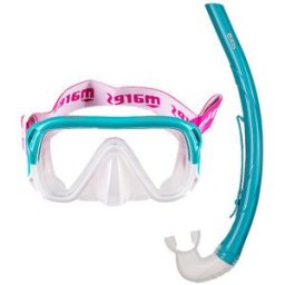 Mares Combo de set de buceo Keewee para niños rosa