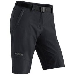 Maier Sports Pantalones cortos para mujer Lawa negro 40
