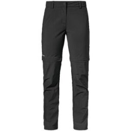 Schöffel Pantalón ZipOff Ascona para mujer negro 42