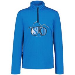 Icepeak Camiseta interior con cremallera para niño Layton Jr azul 140