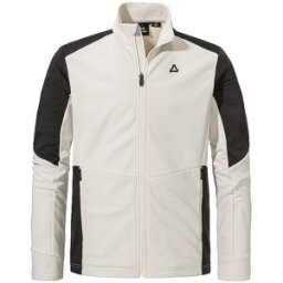 Schöffel Camiseta interior con cremallera para hombre Style Pontre Fleece blanco 50