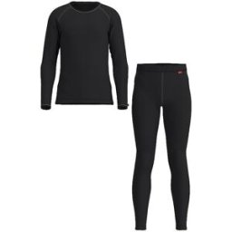 Löffler Conjunto de ropa interior para niños TRANSTEX® WARM negro 128