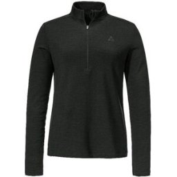 Schöffel Camiseta interior con cremallera para mujer Style Canyfer negro 38