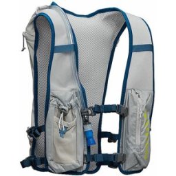 Nathan Mochila de hidratación Quickstart 4L con bolsa de 1,5L gris