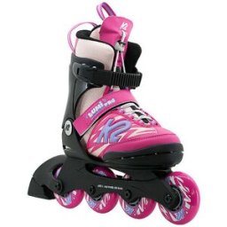 K2 Patines en línea Eddie Lumi Pro para niña rosa 35-40