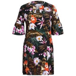 Anita Vestido de mujer Botanical Loja marrón L