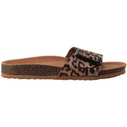 Protest Zapatillas de baño para mujer PRTKaisa Leopard camel 38