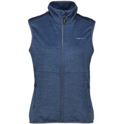 Meru Chaleco polar para mujer Caen azul oscuro XL