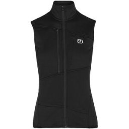 Ortovox Chaleco polar de mujer Fleece Grid negro M