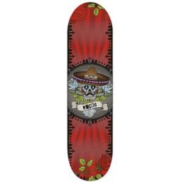 Roces Skateboard Calavera Concave rojo