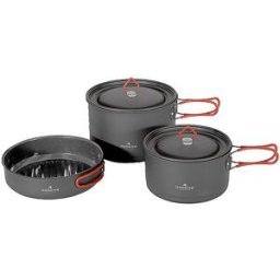 Robens Juego de cocina de camping Basecamp Pro Ceramic Cook Set XL gris