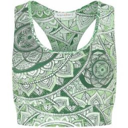 Spirit Of Om Sujetador deportivo Flow para mujer verde L