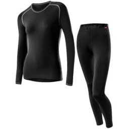 Löffler Conjunto de ropa interior funcional para mujer TRANSTEX® WARM negro 40