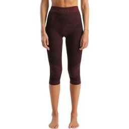 Uyn Pantalones interiores 3/4 de merino medio Fusyon Biotech para mujer rojo oscuro L/XL