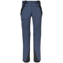 Millet Pantalón de touring softshell para hombre Kamet Shield con tirantes azul oscuro XL