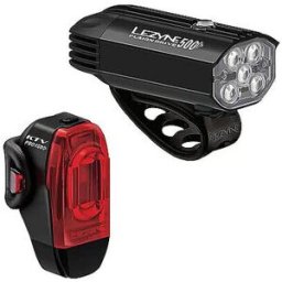 Lezyne Juego de luces para bicicleta Fusion Drive 500+ KTV Pro Set negro