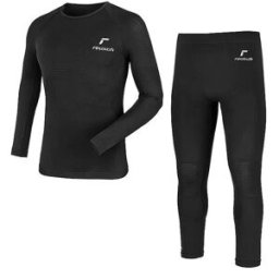Reusch Conjunto de ropa interior funcional para hombre negro L