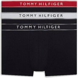 Tommy Hilfiger Pantalones, paquete de 3, blanco verdadero / rojo medio / cielo desértico azul M