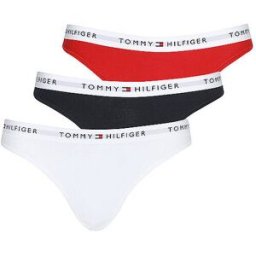 Tommy Hilfiger Slips Paquete de 3 blanco / azul marino / rojo blanco S