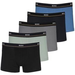 Boss Pantalones paquete de 5 abierto misceláneo negro XL