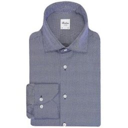 Stenströms Camisa Slim Fit azul oscuro 43