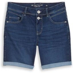 Tom Tailor Pantalones cortos vaqueros azul oscuro 30