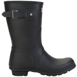 Hunter Boot Botas de agua ORIGINAL SHORT BOOT negro 39