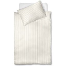 Fleuresse Ropa de cama de damasco Melk 2x 70x90cm / 200x200cm Crema crema
