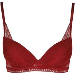 Boss Sujetador con aros HALF PAD_PEONY LACE rojo oscuro rojo oscuro 75D