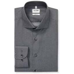 Olymp Level Five Camisa Slim Fit gris 45