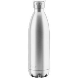 Flsk Botella isotérmica - Termo de 1 l de acero inoxidable plata