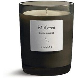 Looops Vela perfumada 250g MUSSEZEIT verde oscuro
