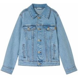 Name It Chaqueta vaquera NKMJAGGER para niño azul claro 128