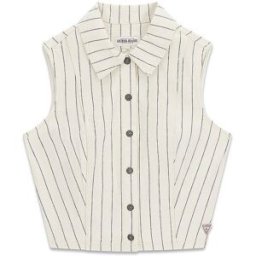 Guess Blusa vaquera crema S