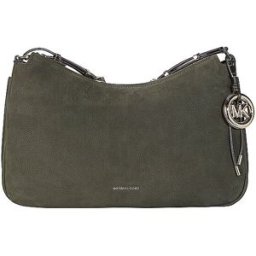Michael Kors Bolso de cuero - Bolso Hobo NOLITA Medium verde oscuro