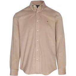 Tommy Hilfiger Camisa Camisa Corte Regular beige XXXL