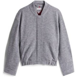 Tommy Hilfiger Chaqueta de lana gris claro 36