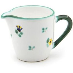 Gmundner Keramik Jarra para leche Gourmet Streublumen 0,20l multicolor
