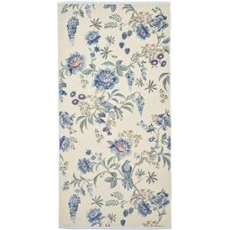 Studio Toalla de ducha 70x140cm SECRET GARDEN Blanco-Azul blanco