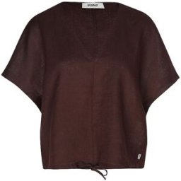 Ecoalf Blusa de lino DORA marrón XS