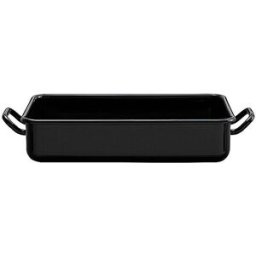 Riess Mini fuente para hornear y servir 23x15x5cm/1l esmalte negro negro