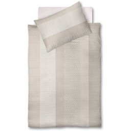 Fleuresse Ropa de cama de satén MODERN CLASSIC 70x90cm / 140x200cm Sandstone crema