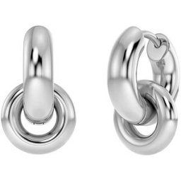 Edblad Pendientes CHUNKY ETERNAL EARRINGS Acero plata