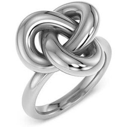 Edblad Anillo INFINITY KNOT RING Large Steel plata L