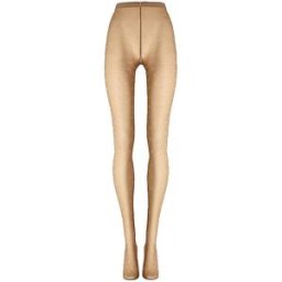 Wolford Medias de moda DAISY 20 DEN fairly light / white marrón claro M