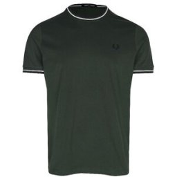 Fred Perry Nombre del producto: Camiseta verde oscuro S